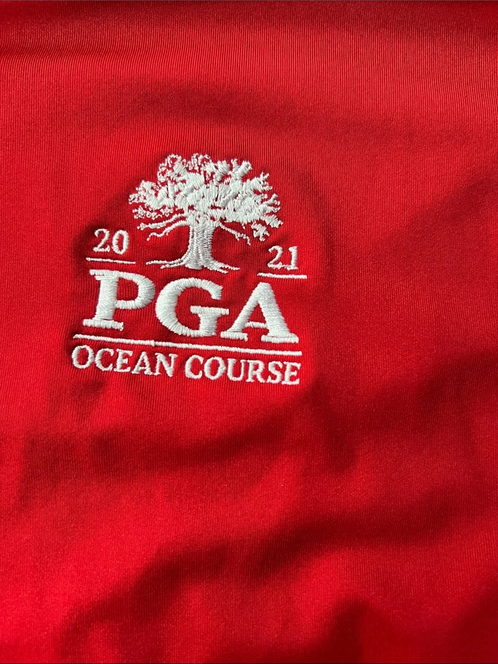 Ralph Lauren Red PGA Ocean Course Polo Shirt